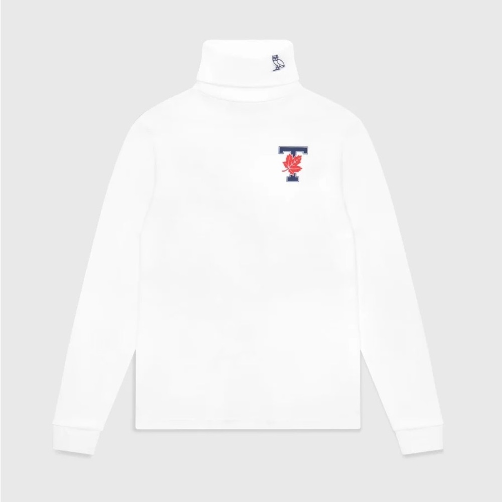 OVO / U OF T TURTLENECK (White) sizes XL and XS